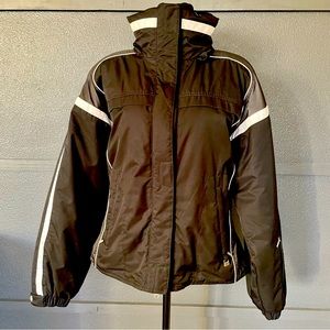 Nils women’s size 12 black and white winter ski coat.